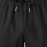 Men's Casual Pants with Drawstring - Black