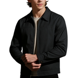 Light Twill Jacket for Men – Dark Gray – Regular Fit