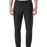 Men's Casual Pants with Drawstring - Black