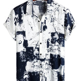 Casual Short Sleeve Retro Shirt for Men