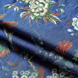 Men's Short Sleeve Cotton Shirt in Floral Pattern, Breathable and Fresh