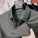 Marek - elegant striped polo
