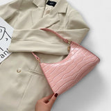 Cécile. - Shiny Leather Bag