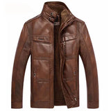 Men's Jacket Made of High-Quality Leather