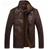 Men's Jacket Made of High-Quality Leather