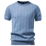 Luca - Luxury T-Shirt with Ribbed Pattern