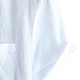 Casual Short Sleeve Cotton Shirt for Men for Summer