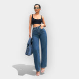 Mia - High-waisted jeans with a comfortable wide fit