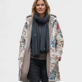 Ivy - Pastel Botanical Fleece Jacket