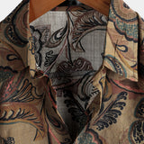 Casual Cotton Shirt for Men with Short Sleeves