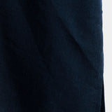 Men's Solid Color Cotton Shirt with High Collar and Half Buttons, with Pocket on the Front