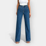 Mia - High-waisted jeans with a comfortable wide fit