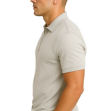 Gregorio - modern polo with half zip