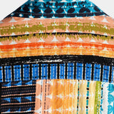Men's Short Sleeve Shirt in Colorful Stripes