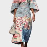 Moxlan - Elegant Floral Dress