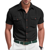 Elegant Men's Corduroy Shirt
