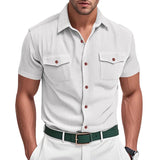 Elegant Men's Corduroy Shirt
