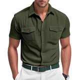 Elegant Men's Corduroy Shirt