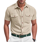 Elegant Men's Corduroy Shirt