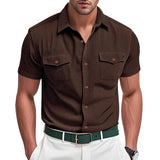 Elegant Men's Corduroy Shirt