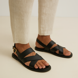 Lanaro | Elegant Cross Sandals