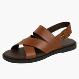 Lanaro | Elegant Cross Sandals