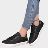 Ester - Modern sports shoes with details and quilted texture
