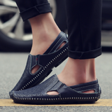 Sandals with Leather Straps
