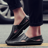 Sandals with Leather Straps