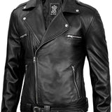 Apex Noir Leather Jacket