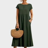 Gabrielle™ — Midi Dress in Elegant, Timeless Style