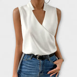 Loretta - Sophisticated V-neck Top