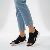 Souplesse™ — Platform sandals with open toe and comfort