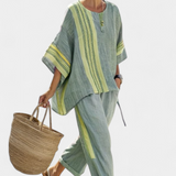 Lorena - Boho Set Made of Linen and Bamboo
