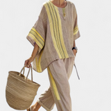 Lorena - Boho Set Made of Linen and Bamboo