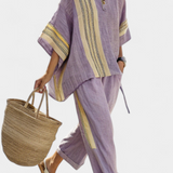 Lorena - Boho Set Made of Linen and Bamboo