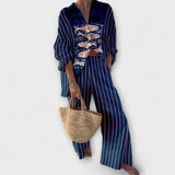 Valisa - Set with Koi motif in blue color
