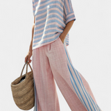 Cecília - Bamboo Linen Set in Pink