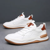 Leather Shoes with High Sole