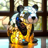 Figaro - Panda Magic Lamp in Stained Glass