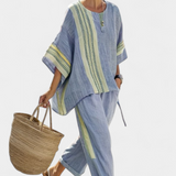 Lorena - Boho Set Made of Linen and Bamboo