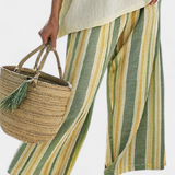 Olivia - Bamboo Linen Set in Olive Color