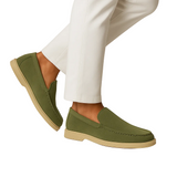 Casual Men's Loafers – Olive