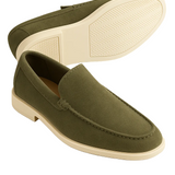 Casual Men's Loafers – Olive