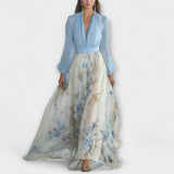 Harper - Shimmering Floral Maxi Dress