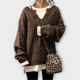 Perfectly Fitted Cable Knit Sweater