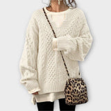 Perfectly Fitted Cable Knit Sweater