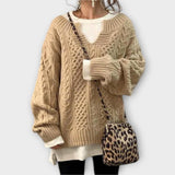 Perfectly Fitted Cable Knit Sweater
