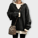 Perfectly Fitted Cable Knit Sweater