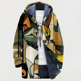 Geometric Pattern Jacket for Cats